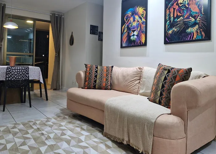 BARRA OLÍMPICO, FARMASI ARENA, ROCK IN RIO, PARQUE OLÍMPICO A PÉ, RIO CENTRO, 2 QUARTOS com ESTACIONAMENTO, PORTARIA 24h, PISCINA, Sauna e Parquinho Infantil - Ar Condicionado SALA E QUARTOS, TV com STREAMING, Wi-Fi 500 Mbps Rio de Janeiro